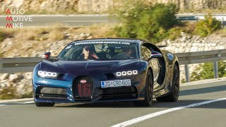 Hypercars accelerating on Croatian Coast Road  TSRS Pur Sport Monza SP2 Centodieci amp More [upl. by Ahsinek]