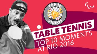 Table Tennis Highlights  Rio 2016 Paralympic Games [upl. by Thom]