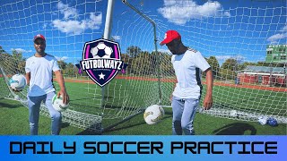 Beginners Soccer Drill [upl. by Hueston464]