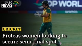 Cricket  Proteas women looking to secure semifinal spot [upl. by Nela]