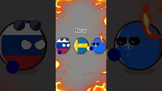 from past to present 13change relationship countryballs usa russia iran china taiwan eu [upl. by Yekcin]