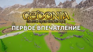 Первое впечатление  игра удивила  Gedonia 1 [upl. by Ozen]