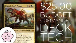 Gishath Suns Avatar  EDH Budget Deck Tech 25  Tribal  Magic the Gathering  Commander [upl. by Mehitable]