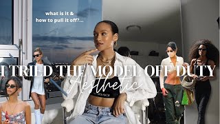 HOW TO THE MODEL OFF DUTY AESTHETIC  TIK TOK TRENDING FASHION AND STYLE AESTHETICS  STREET STYLE [upl. by Okorih]