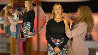 ASMR Full Body DETAILED Measuring for Fitting of Elegant and FEMININE Dress  Real Person ASMR [upl. by Whitman]