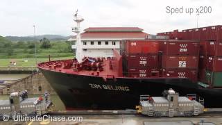 Panama Canal  Miraflores Locks in Panama Video [upl. by Oirad358]