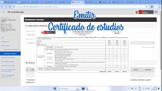 Emitir y generar certificados de estudio en el SIAGIE 2023 [upl. by Ahsatan]