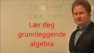 Lær deg grunnleggende algebra [upl. by Emmuela]