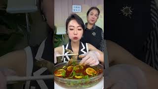 asmr satisfying soaked shrimp eating relaxing sound asmr 만족스러운 담근 새우 먹는 편안한 소리 SUR MIAN먹방 2328 [upl. by Katlaps]