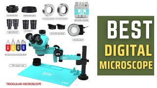 Best Digital Microscope  RF4 Trinocular Stereo Microscope Set Review in 2024 [upl. by Huberman]