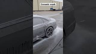 Ceramic wash carcleaning cleaning detailing car audi Audi cartecnederland carwash [upl. by Aleik]