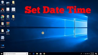 How to set Date Time on Computer Desktop Or Laptop [upl. by Mccurdy321]