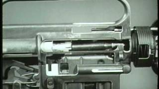 XM16E1 Rifle 556MM  Operating And Cycle Of Functioning [upl. by Litnahc]