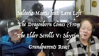 The Dragonborn Comes Elder Scrolls V Skyrim Saltatio Mortis Lara Loft Grandparents from USA React [upl. by Tivad]