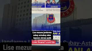 Lise mezunu jandarma subay astsubay alımı başvurusu başladı 2024 JSGF JAMYO başvurusu [upl. by Neyuh716]