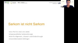 WeichgewebesarkomForum 2021 Sarkom ist nicht gleich Sarkom Patient ist nicht gleich Patient [upl. by Nilkoorb100]