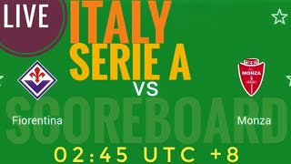 Fiorentina VS Monza ITALY Serie A 2024 LIVE SCORE [upl. by Alison]