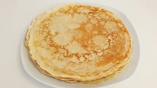 Pfannkuchen Grundrezept ganz einfach  super lecker ob süß oder herzhaft [upl. by Eloisa612]