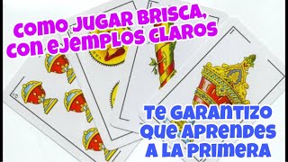 Como jugar brisca fácilmente  como jugar baraja española  Aprende a jugar baraja española facil [upl. by Milks788]