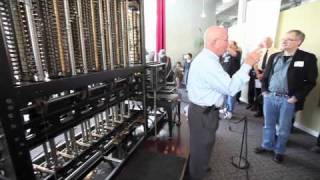 A demo of Charles Babbages Difference Engine [upl. by Islehc]