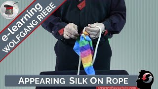 Easy Magic Tricks Appearing Silk on Rope [upl. by Xenia592]