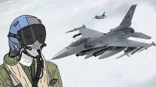 Danger Zone but youre an F16 pilot engaging MiGs above Iraq [upl. by Annorah]