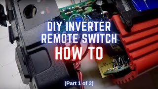 Harbor Freight CenTech 750 watt Inverter HACK Item 69660  How to make a Remote Switch [upl. by Tollman]