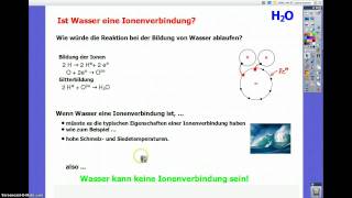 Ist Wasser eine Ionenverbindung [upl. by Monarski]