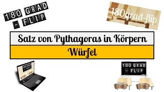 1 Satz von Pythagoras in Körpern  Würfel [upl. by Gaylene671]