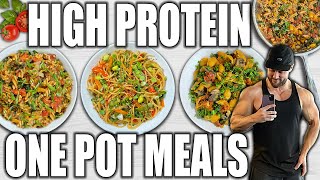 3 Easy One Pot Vegan Meals  Quick amp High Protein [upl. by Lilas]