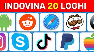 Indovina il Logo in 3 Secondi  20 Loghi Casuali [upl. by Claudell]