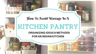 Indian Kitchen Pantry Organizing Ideas amp Tips [upl. by Embry]