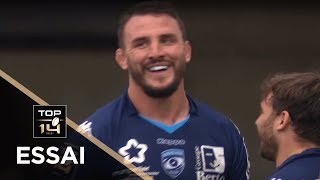 TOP 14  Essai Louis PICAMOLES 1 MHR  Montpellier  Agen  J21  Saison 20182019 [upl. by Claman47]