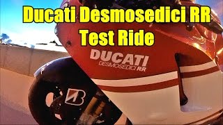 Ducati Desmosedici RR Test Ride [upl. by Nnyrat]