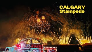 Calgary Stampede  Grandstand Show 2024  Racing  Music Concert  Robo Show Drone Show  Fireworks [upl. by Gintz]