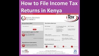 File Income Tax for 2023 Kenya [upl. by Eiryk19]