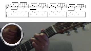 Milonga  Juan Buscaglia  Classical Guitar TAB [upl. by Suoivatnod185]