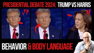 Trump and Harris Presidential Debate 2024 Behavior and Body Language [upl. by Ecila]