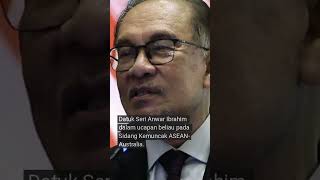 Anwar gesa kerjasama ASEAN Australia diperkukuh [upl. by Arelus389]