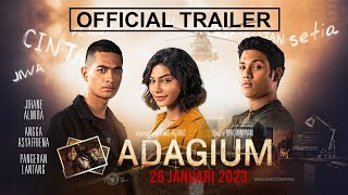 ADAGIUM  OFFICIAL TRAILER  Tayang di XXI mulai 26 Januari 2023 [upl. by Anekahs]