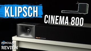 รีวิว Klipsch Cinema 800  ลำโพง Soundbar ใหญ่  กระหึ่ม  สำหรับทีวีขนาด 55 นิ้ว [upl. by Ahseinad]