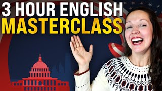 3 Hour English Masterclass Pronunciation Vocabulary Grammar [upl. by Swirsky]