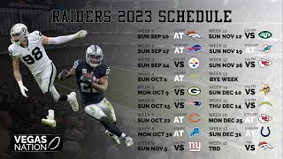 Raiders 2023 Season Schedule Released [upl. by Ahsenid]