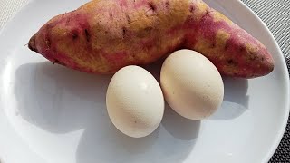 Do not eat any bread Try this easy and quick sweet potato and egg recipe [upl. by Elocen331]