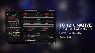 TC 1210 Spatial Expander Native PlugIn  Sound Example [upl. by Ahsila439]