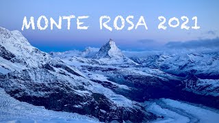 Mountaineering at MONTE ROSA amp MATTERHORN with DRONE shots 4k [upl. by Annauqahs53]