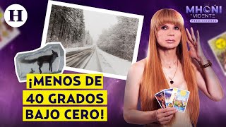 ¿Frío extremo continuará Mhoni Vidente predice ola invernal más intensa en México y EU [upl. by Perzan]