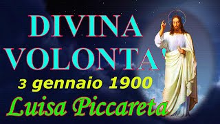 Divina Volontà Come un fiore odorosissimo profuma il luogoGennaio 3 1900 [upl. by Tsew971]