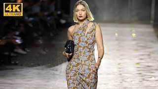 Versace  SpringSummer 2025  Milan Fashion Week  4K [upl. by Aicilegna]