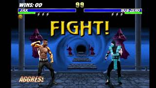 Ultimate Mortal Kombat 3 arcade Sonya Gameplay Playthrough Longplay [upl. by Nanreik]